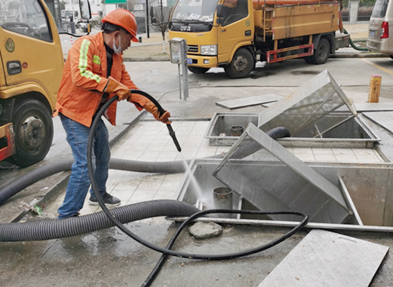 佛子山镇隔油池清理